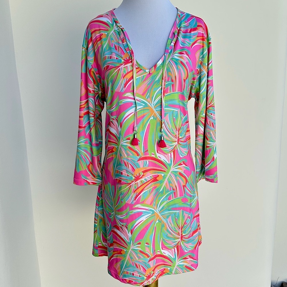 Tropical Print Dress